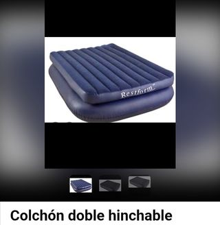 Colchón hinchable matrimonio con bomba