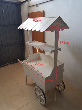 Carrito de chuches para eventos (solo alquiler)