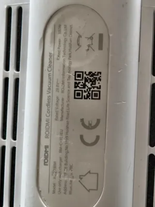 Aspiradora Xiaomi de mano sin cable