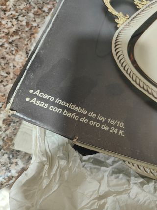 Bandeja Vintage Acero Inox. alta calidad MAGEFESA