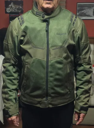 Chaqueta Cordura Verde Militar con Protecciones