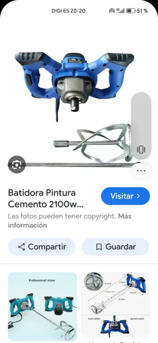 Mezcladora Eléctrica Manual