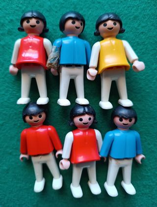 Lote Playmobil Años 80 - ~60 Figuras
