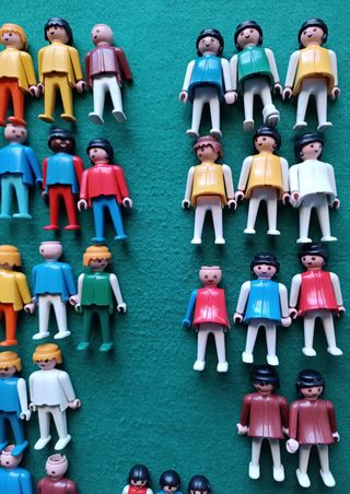 Lote Playmobil Años 80 - ~60 Figuras