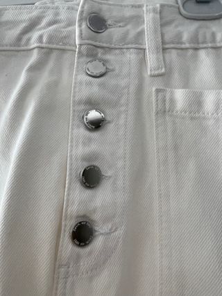 Falda vaquera blanca Lefties