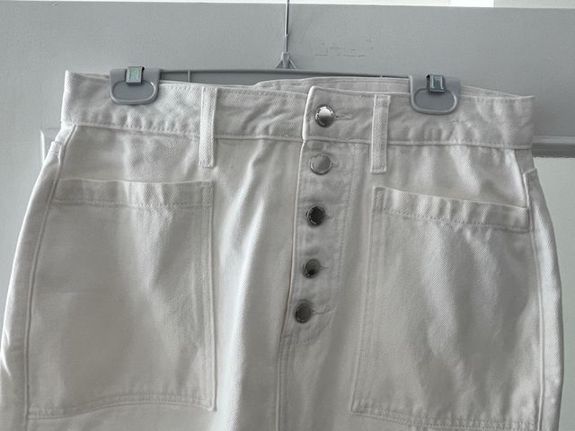 Falda vaquera blanca Lefties