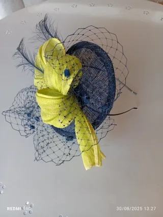 Vestido fiesta/madrina azul y verde