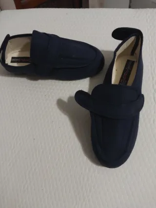 Zapatillas abiertas ortopedia Doctor Cutillas Azul