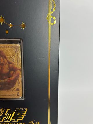 Carte da gioco Hokuto No Ken in oro rare Japanese