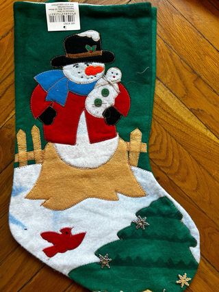 Sacco natalizio decorato