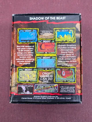 Shadow of the Beast Spectrum Cassette