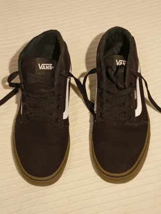 Zapatillas Vans Hi  Negras y Marrones