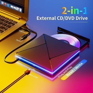 Unidad Externa CD/DVD BHHB USB 3.0 RGB