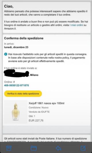 Xerjoff Naxos 100ml Originale