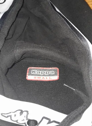 Sudadera Kappa Negra con Logo