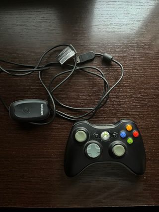 Mando XBOX 360 con receptor inalámbrico