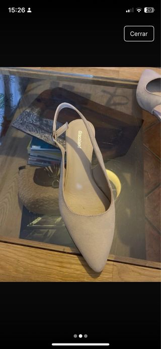 Scarpe beige da donna