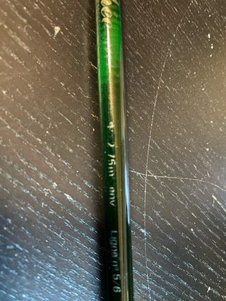 Caña de pescar con mosca con funda