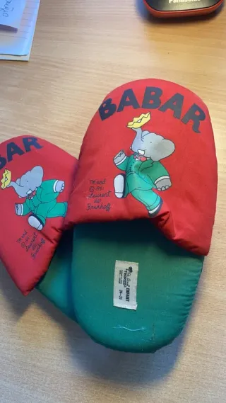 Pantofole Babar bambino/a antiscivolo