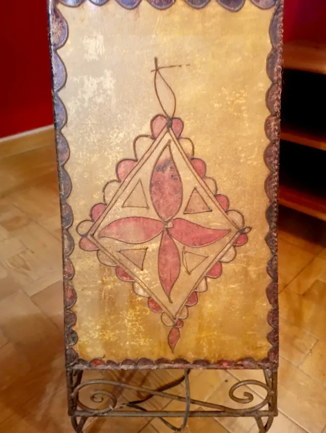 Lámpara de pie estilo boho