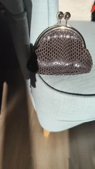 Monedero cartera estampado piel serpiente