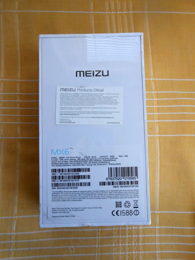Meizu MX6 Gold