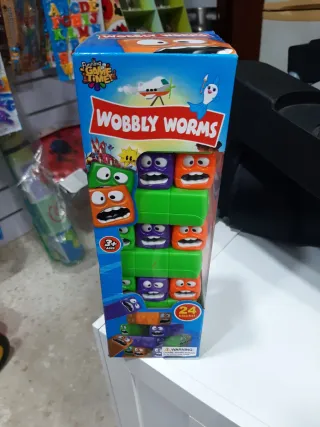 Juego Wobbly Worms 24 bloques