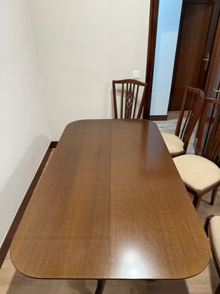 Mesa de comedor extensible madera