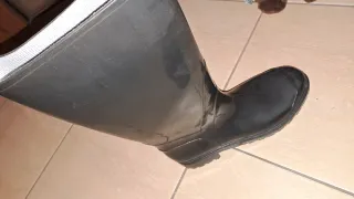 Stivali gomma neri taglia 40