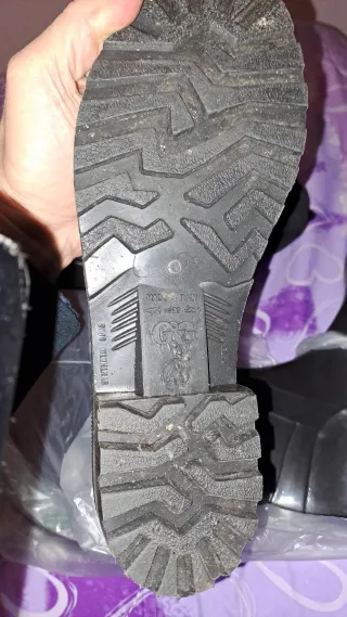 Stivali gomma neri taglia 40