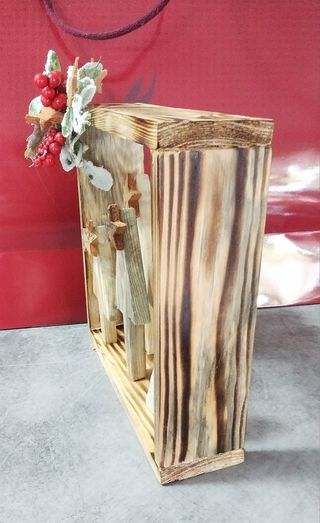 Quadretto natalizio decorato