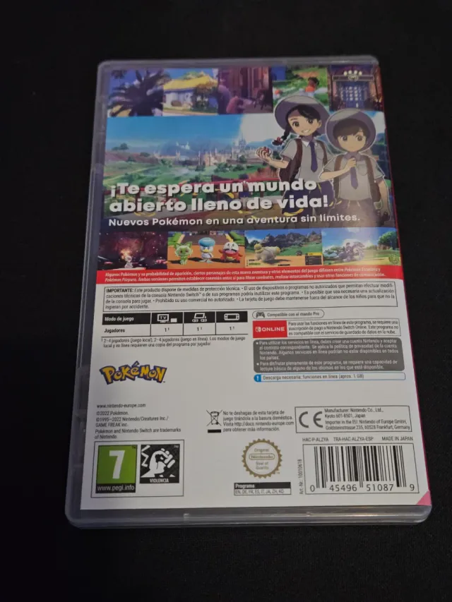 Pokémon Púrpura Nintendo Switch