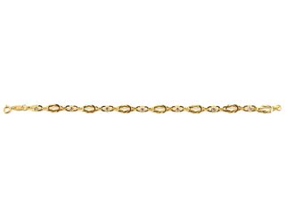 pulsera oro 18k con circonita