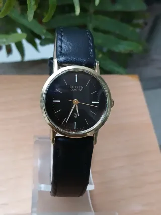 Reloj Citizen Cuarzo Mujer Negro/Dorado