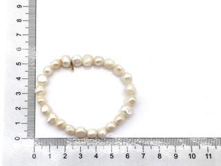 pulsera oro 18k con piedra con perla