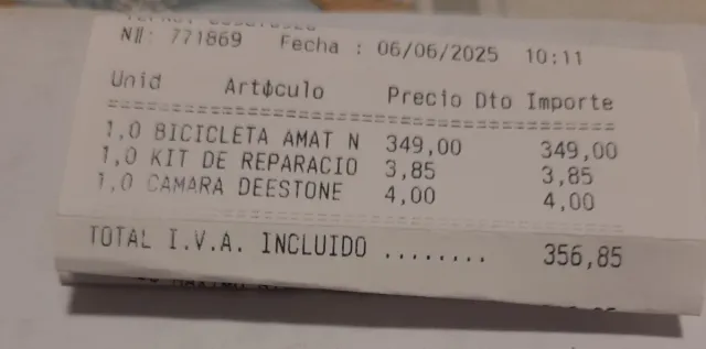 Bici pieghevole Amat Nautic in alluminio NUOVA