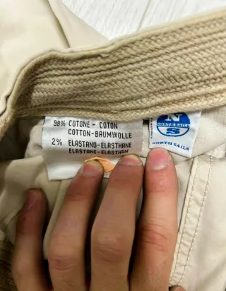 Pantaloni beige donna