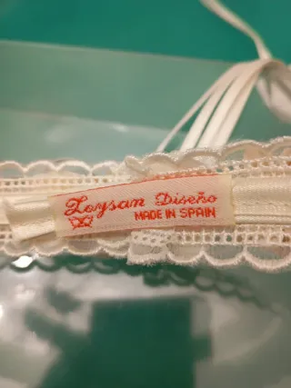 Corona de flores beige (Mod. R2)