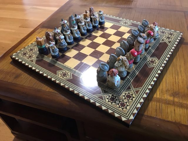 Scacchi Artigianali Mori e Cristiani