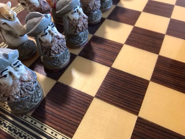 Scacchi Artigianali Mori e Cristiani