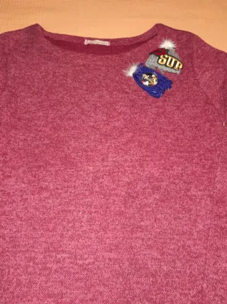 Vestido burdeos invierno