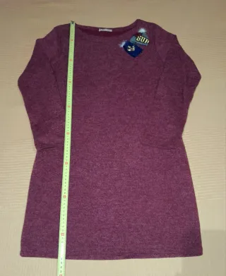 Vestido burdeos invierno