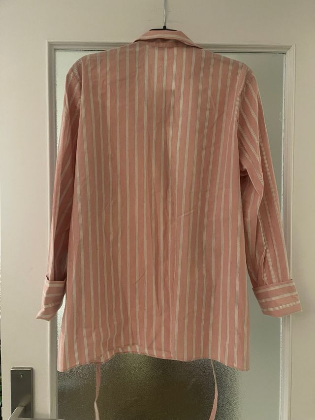 Camisa cruzada Zara rayas M