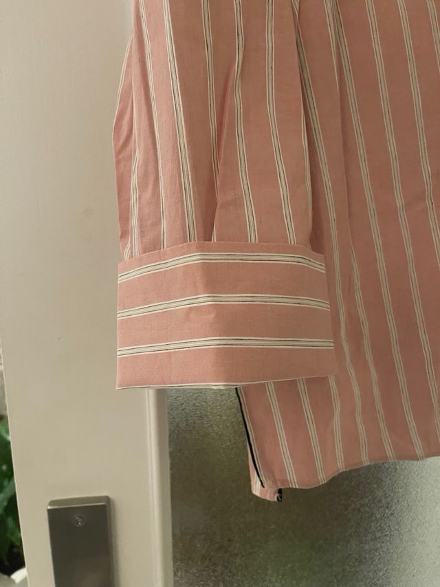 Camisa cruzada Zara rayas M