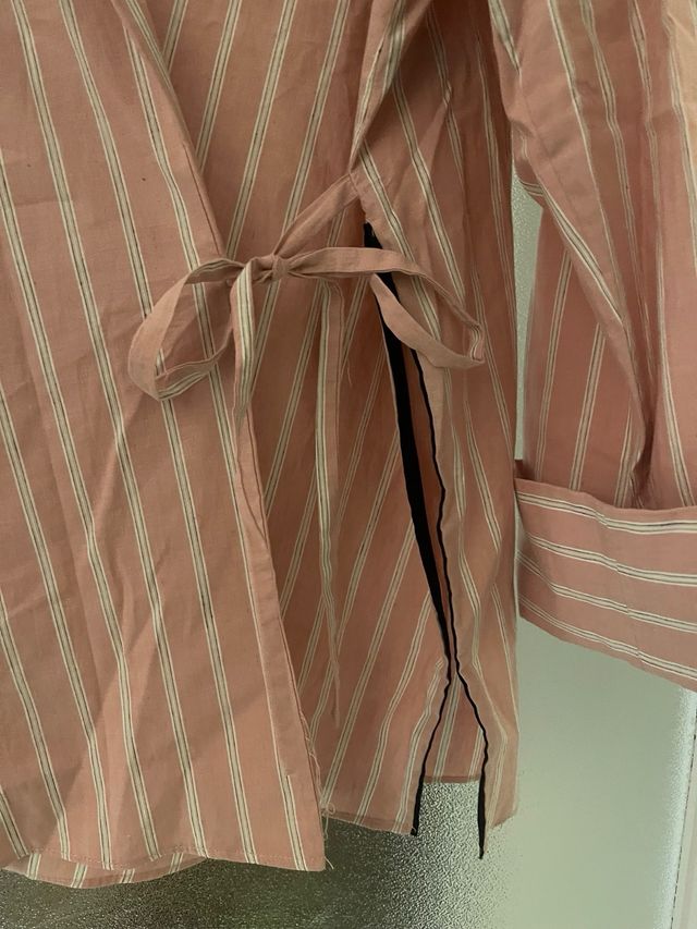 Camisa cruzada Zara rayas M