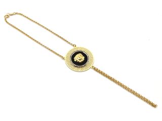 manita oro 18k con circonita,onix