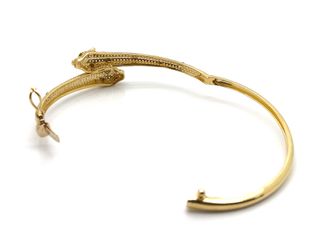 pulsera oro 18k con piedra con circonita