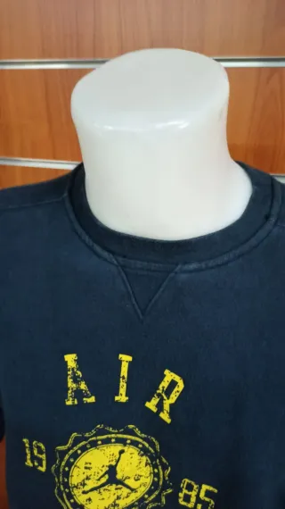 Felpa Air Jordan Blu Giallo