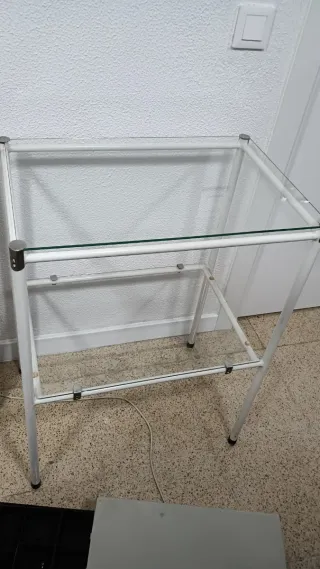 Pack: camilla,negatoscopio,mesa de cristal