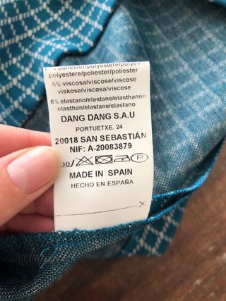 Falda midi Indi & Cold cuadros azul